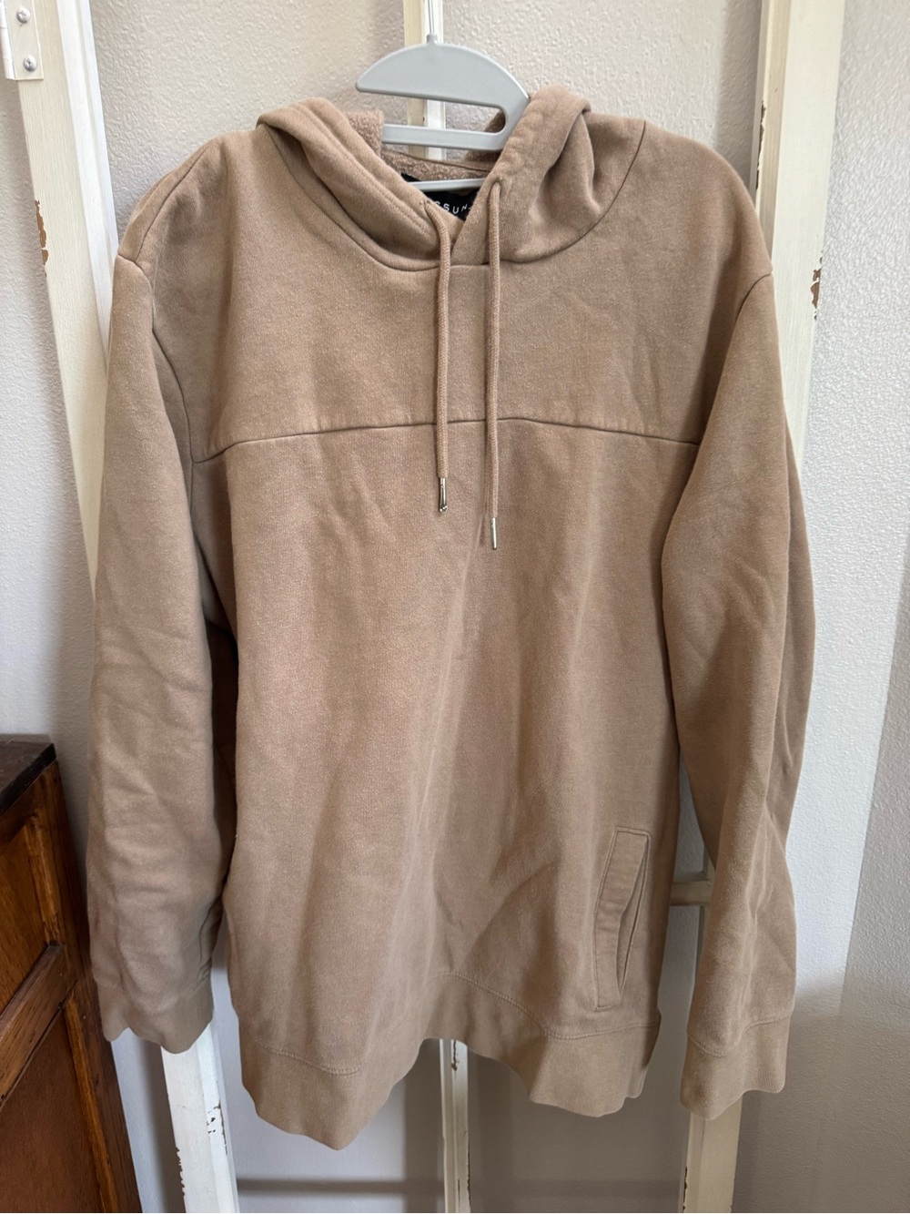 PacSun Men's Tan Pullover Hoodie